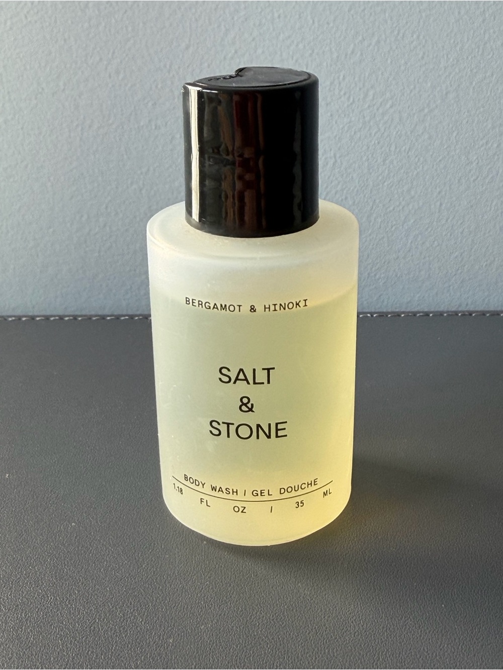 Salt and Stone Bergamot & Hinoki Body Wash – mini 35 ml